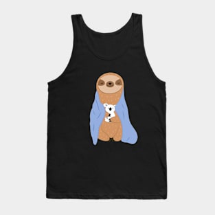 Sloth in a Blanket Tank Top